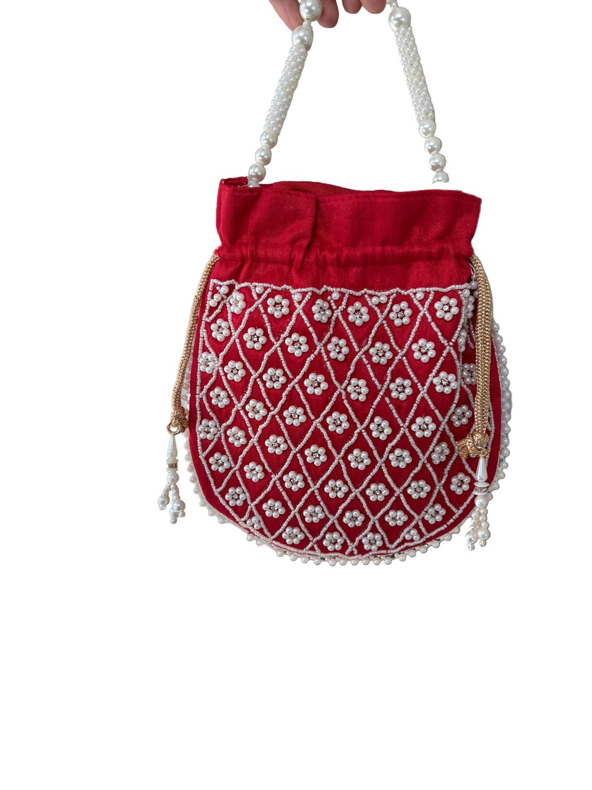 Red Moti Potali by Rang & Rani