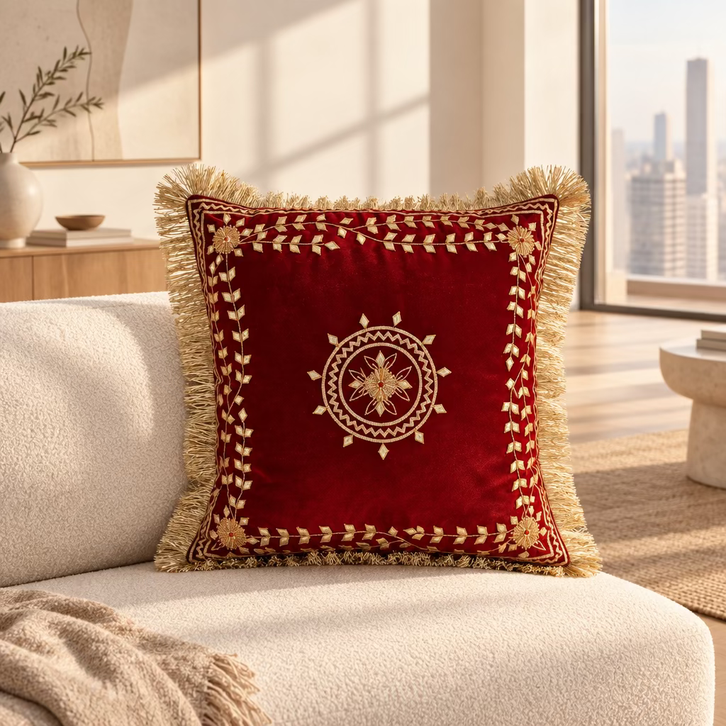 Indian Home Decor|Cushion Cover by Rang & Rani