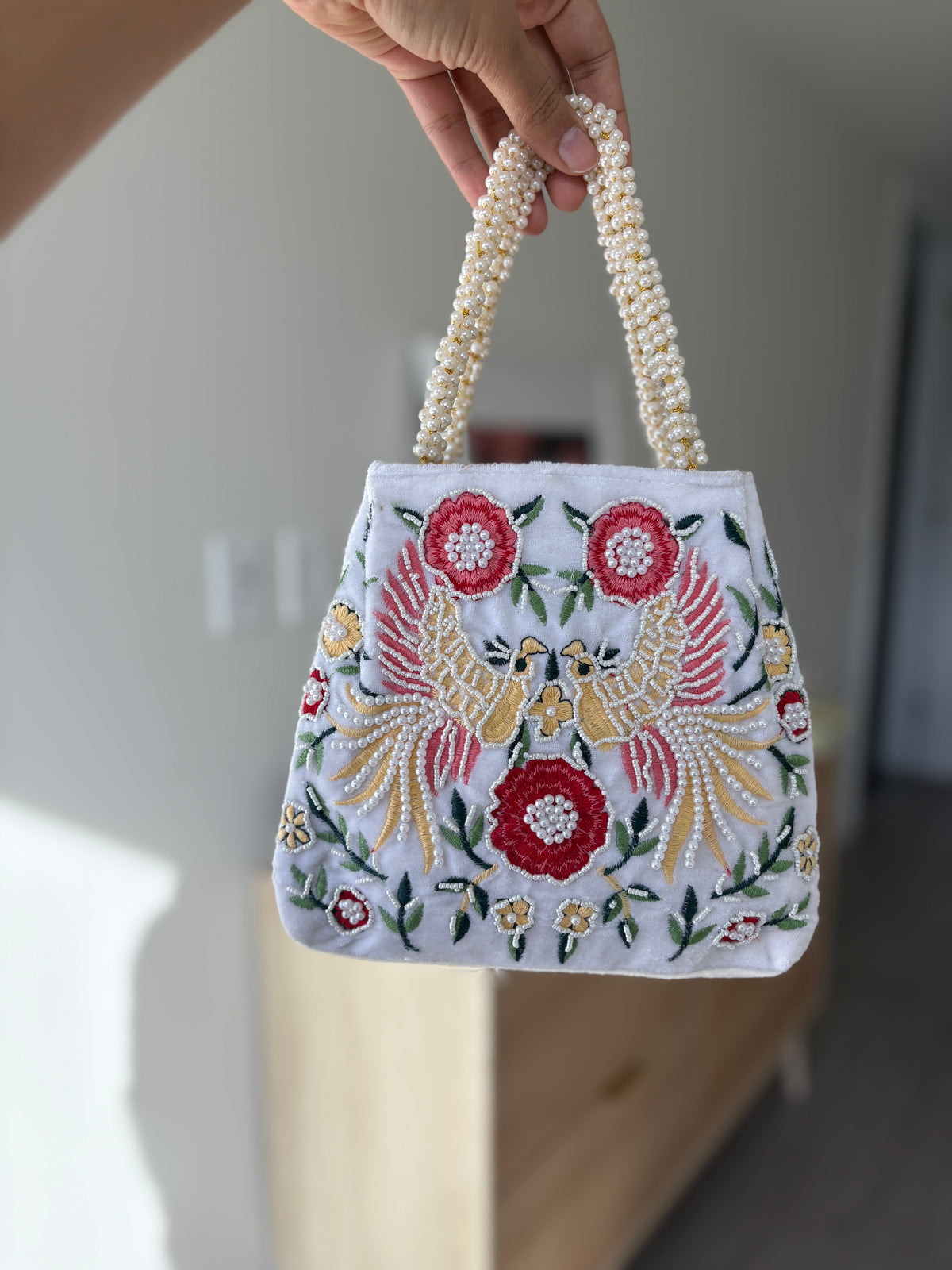 White Mor Potali by Rang & Rani