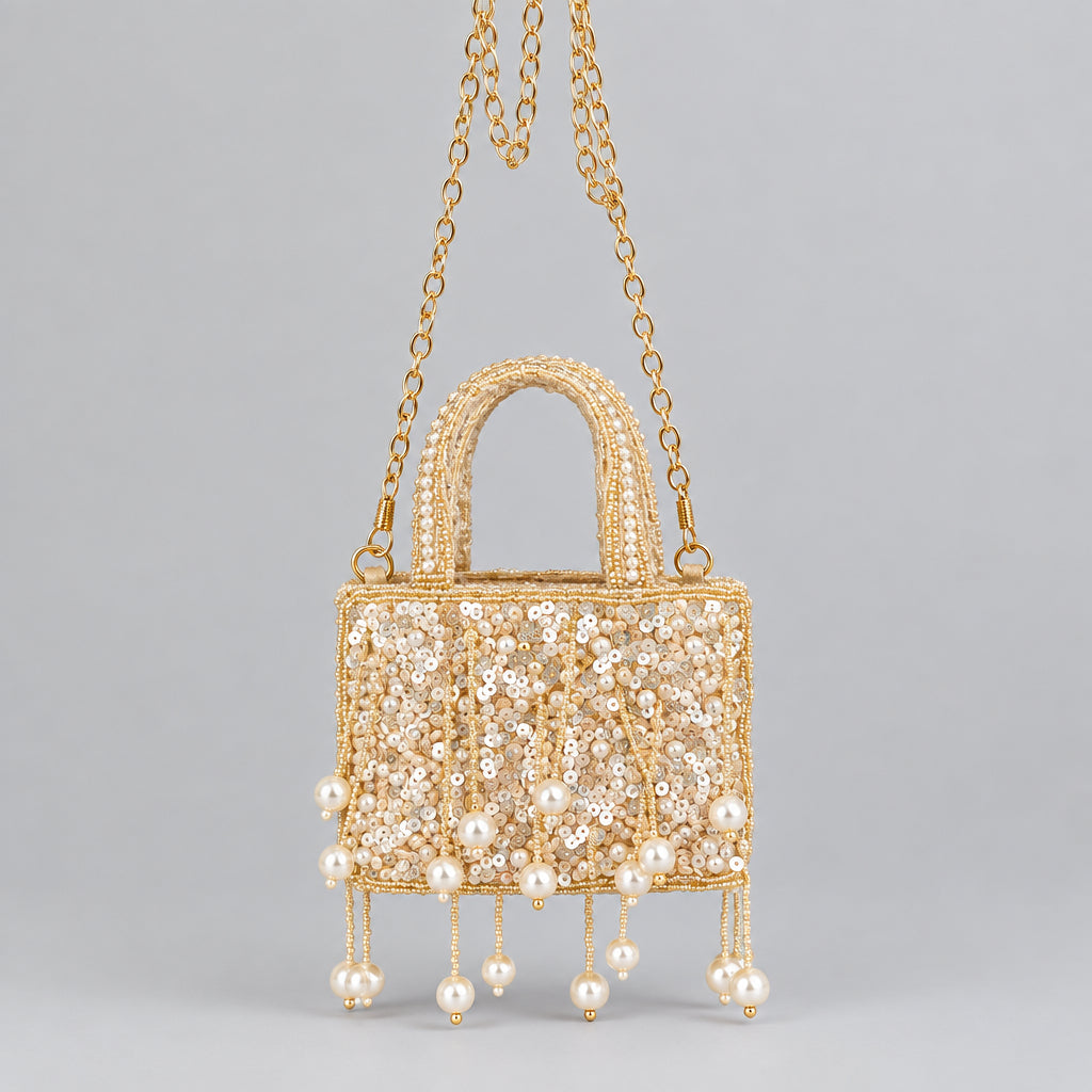 Ivory purse For Women By Rang & Rani